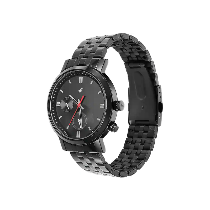 Fastrack Tick Tock 3287NM01 Quartz Metal Strap Men's Watch