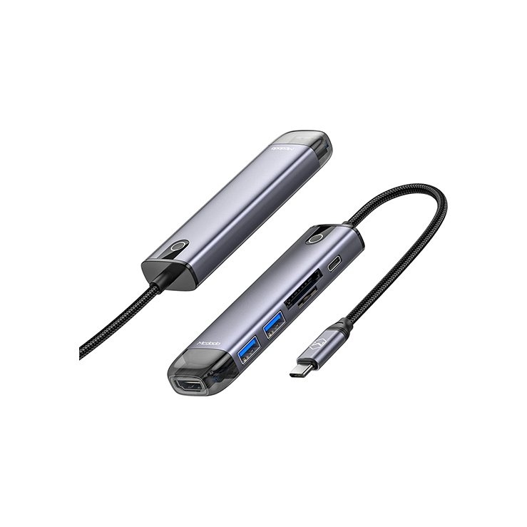 Mcdodo HU-7740 6 in 1 USB-C Hub 100W