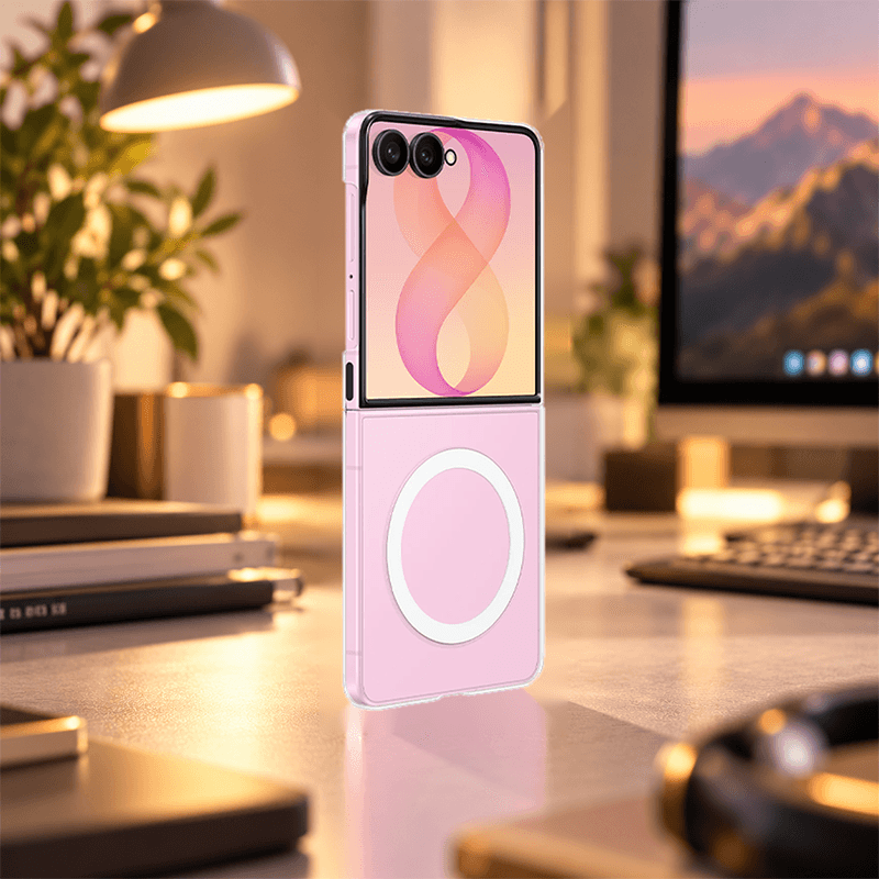 Galaxy Z Flip8 Clear Magnet Case