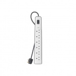 Belkin 6-outlet Surge Protection Strip with 2M Power Cord