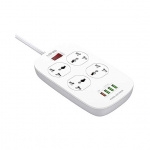 LDNIO SC4407 4 Power Socket + 4 USB Defender Series - 2500W