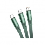 Mcdodo CA-120 66W 3 in 1 Micro USB Type C Lightning Retractable Cable 1.2m