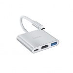 Hoco HB14 Type-C to USB 3.0 HDMI Type-C PD 2.0 Adapter