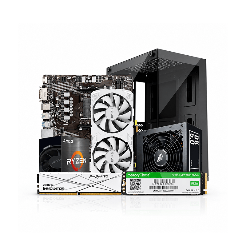 AMD Ryzen 5 5600 with RX 580 Gaming PC