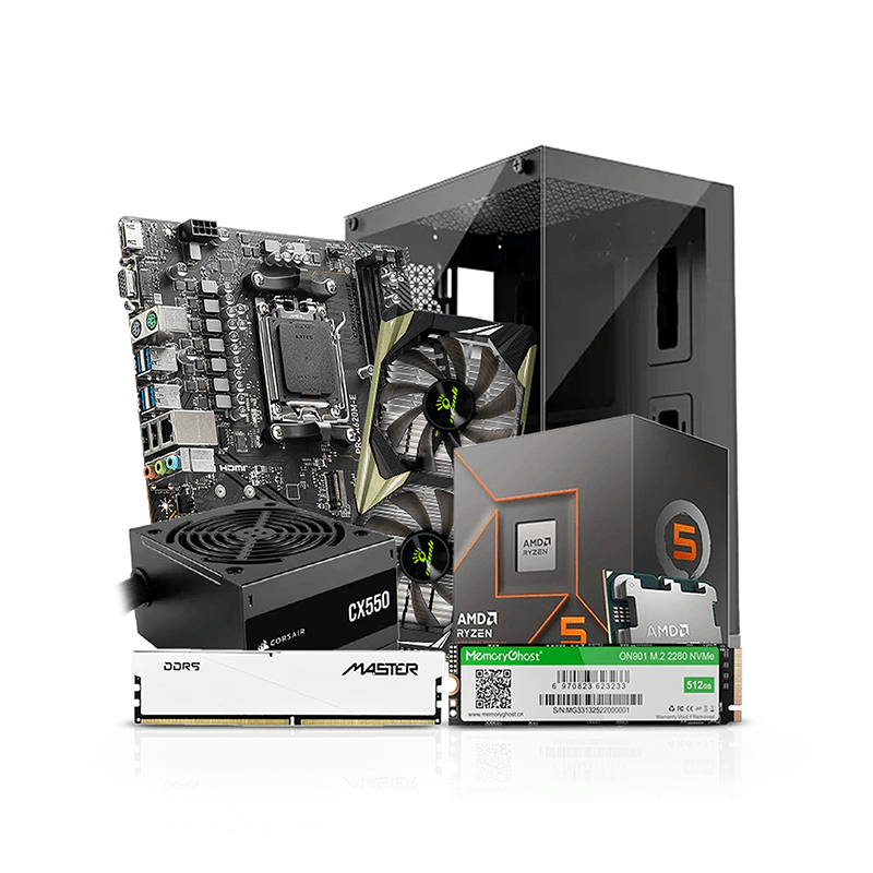 AMD Ryzen 5 8400F with RTX 3050 Gaming PC