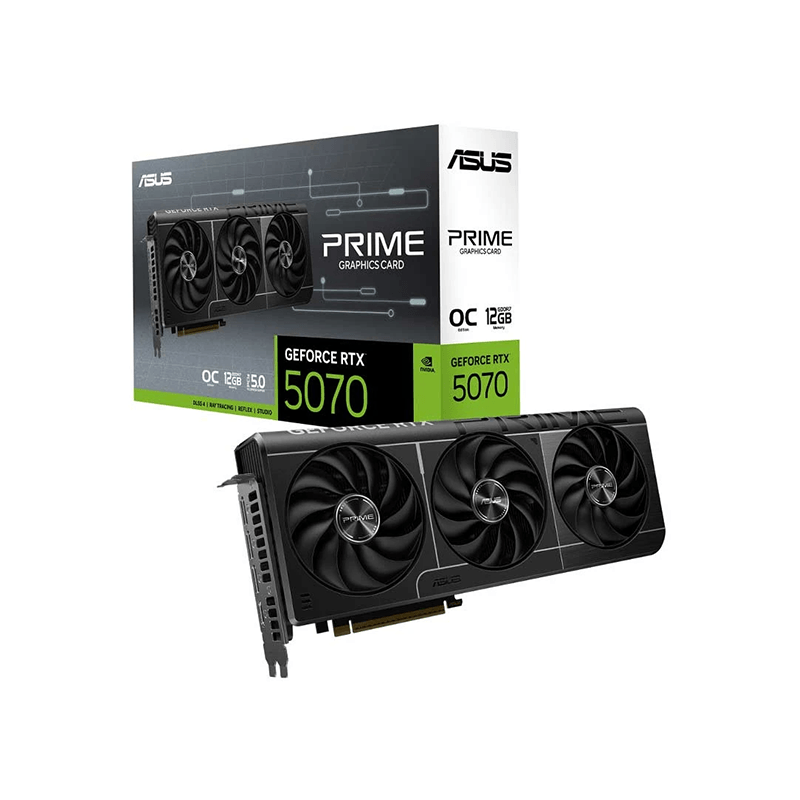ASUS PRIME GeForce RTX 5070 OC 12GB GDDR7 Graphics Card