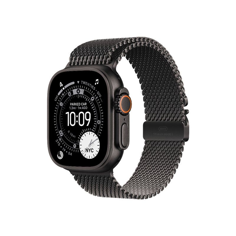 Apple Watch Ultra 3 Titanium Milanese Loop