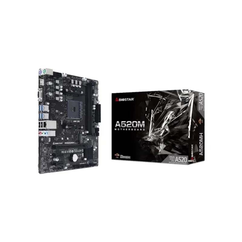 BIOSTAR A520MH DDR4 AMD AM4 mATX Motherboard