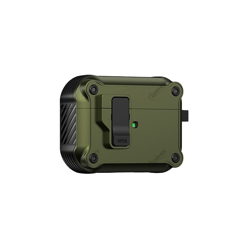 Box Cover TPU Protective Case with Secure Lock Clip for Airpods Pro 2