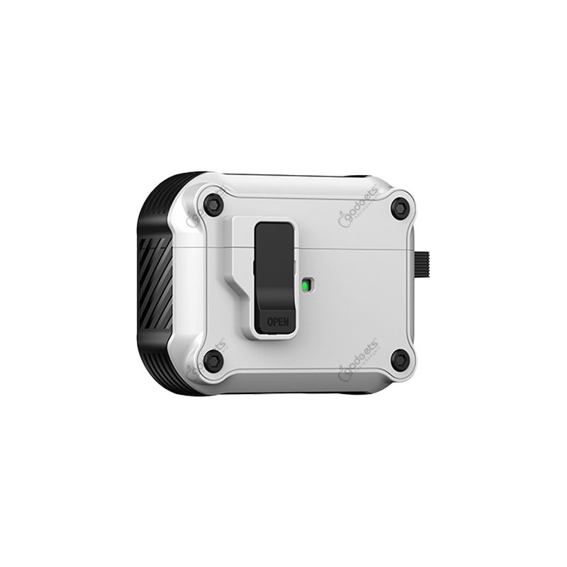 Box Cover TPU Protective Case with Secure Lock Clip for Airpods Pro 2