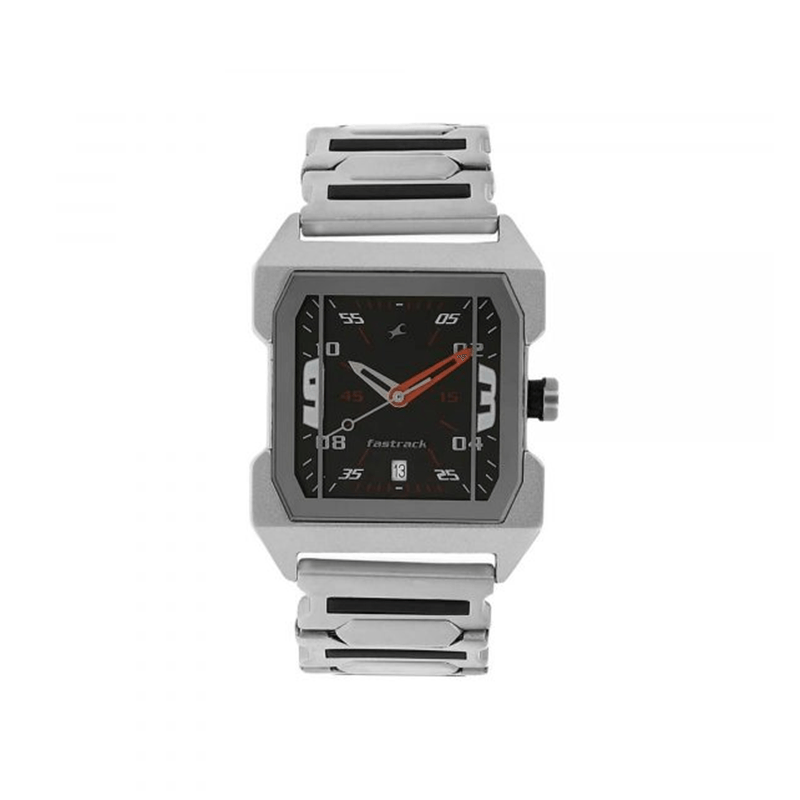 Fastrack 1474SM02 Quartz Analog Stainless Steel Strap Men's Watch