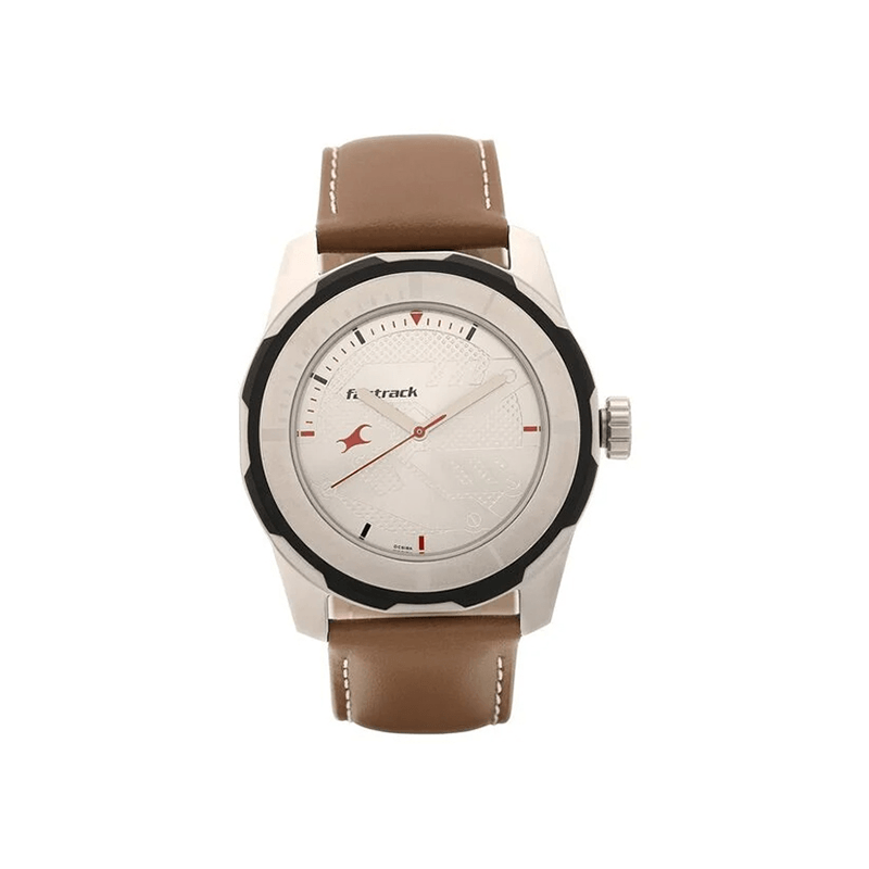 Fastrack 3099SL01 Quartz Analog Leather Strap Men's Watch