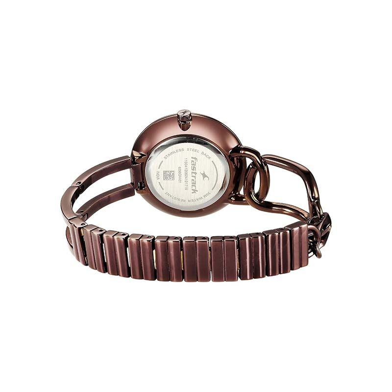 Fastrack 6298QM01 Opulence Quartz Analog Metal Strap Women's Watch
