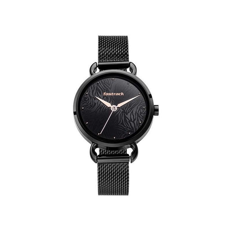 Fastrack Animal Print 6221NM02 Analog Stainless Steel Strap Women's Watch