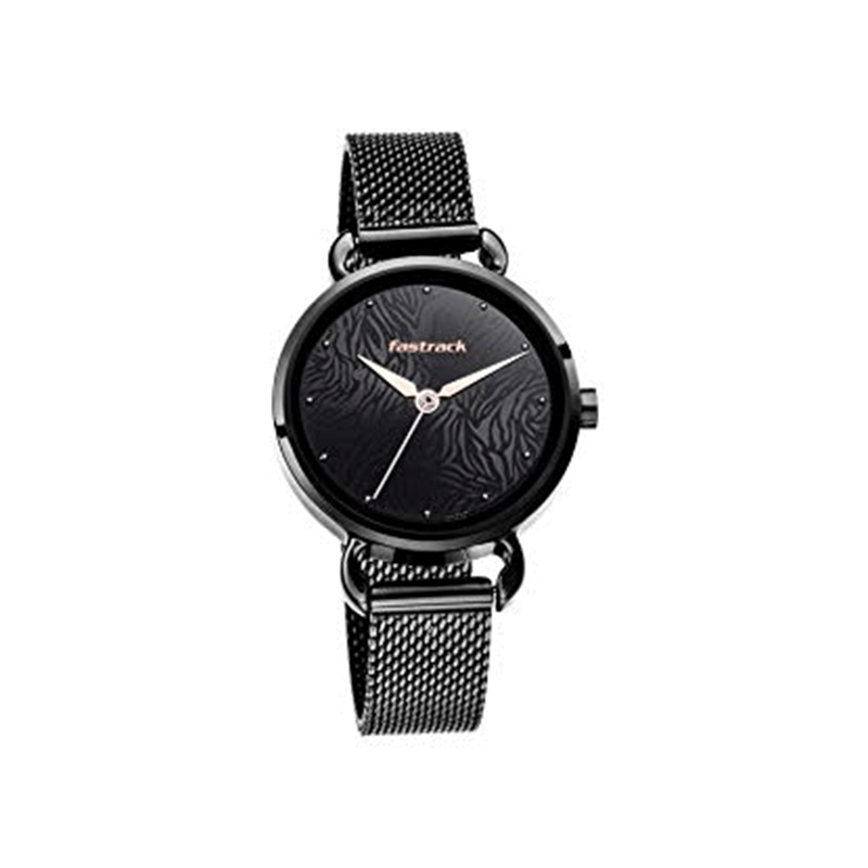 Fastrack Animal Print 6221NM02 Analog Stainless Steel Strap Women's Watch