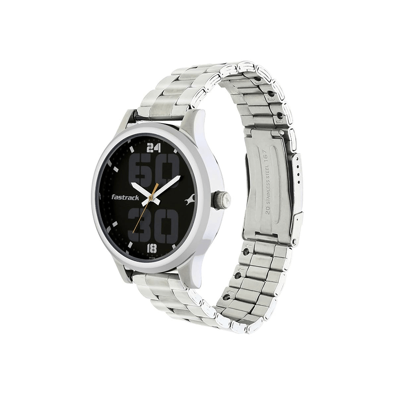 Fastrack Bold Quartz 38051SM07 Analog Stainless Steel Strap Men’s Watch