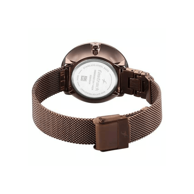 Fastrack Fleek 6300QM01 Quartz Analog Stainless Steel Strap Women's Watch