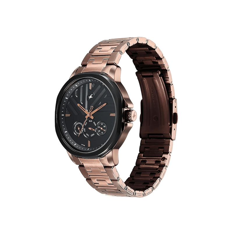 Fastrack Fleek Quartz 3303KM02 Analog Date Stainless Steel Strap Men's Watch