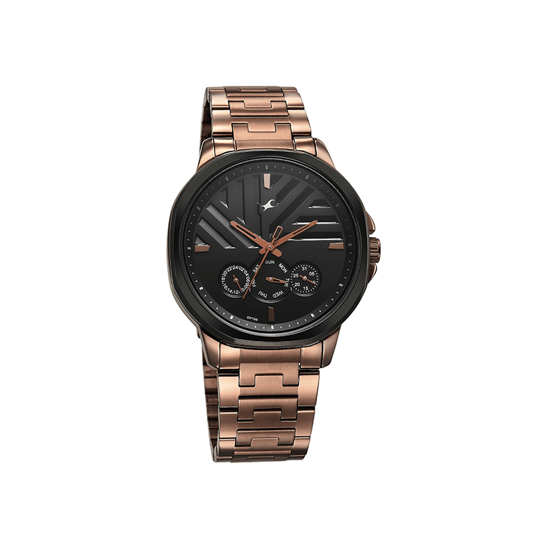 Fastrack Fleek Quartz 3303KM02 Analog Date Stainless Steel Strap Men's Watch
