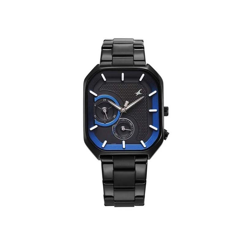 Fastrack Groove Quartz 3321NM01 Analog Date Metal Strap Men’s Watch