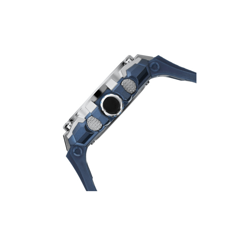 Fastrack Mean Machines 38055PP01 Quartz Analog Digital Silicone Strap Men's Watch