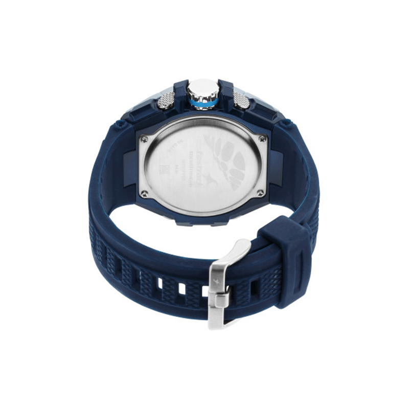 Fastrack Mean Machines 38055PP01 Quartz Analog Digital Silicone Strap Men's Watch