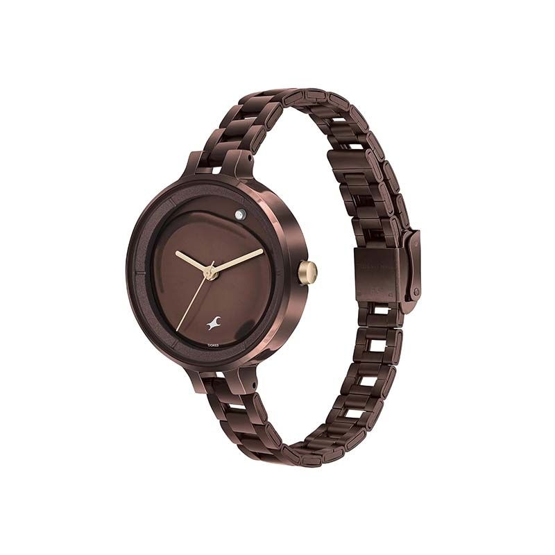 Fastrack MetaWe Quartz 6306KM02 Analog Stainless Steel Strap Women’s Watch