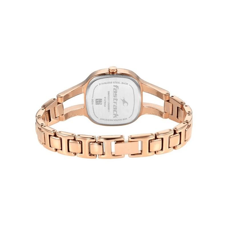 Fastrack Pulse 6147WM01 Quartz Analog Stainless Steel Strap Women's Watch