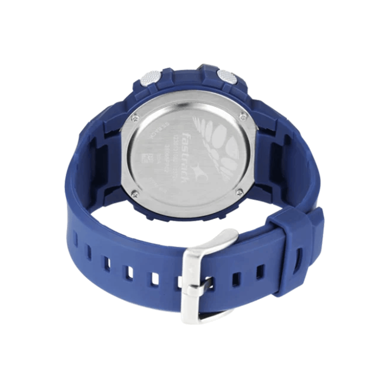 Fastrack Streetwear Digital 38068PP02 Silicone Strap Men's Watch