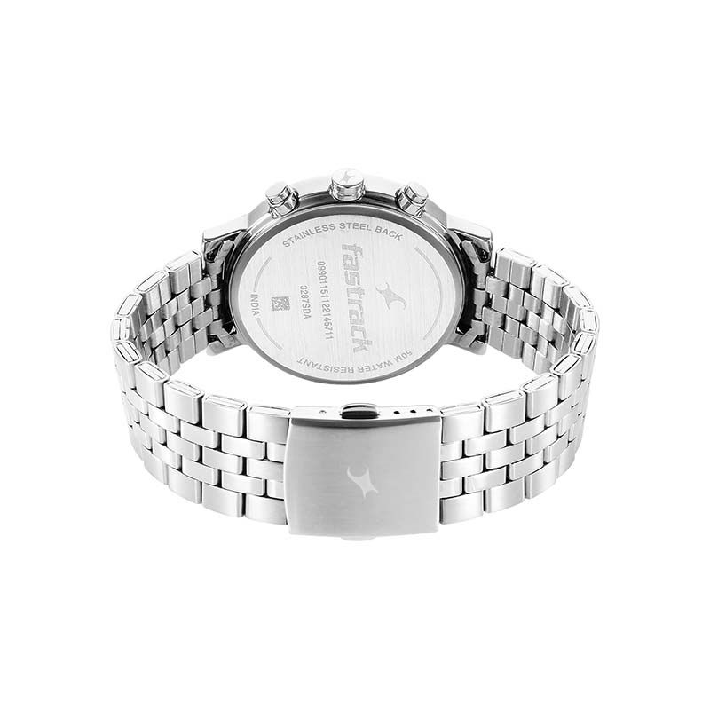 Fastrack Tick Tock Multifunction 3287SM01 Analog Stainless Steel Strap Men’s Watch