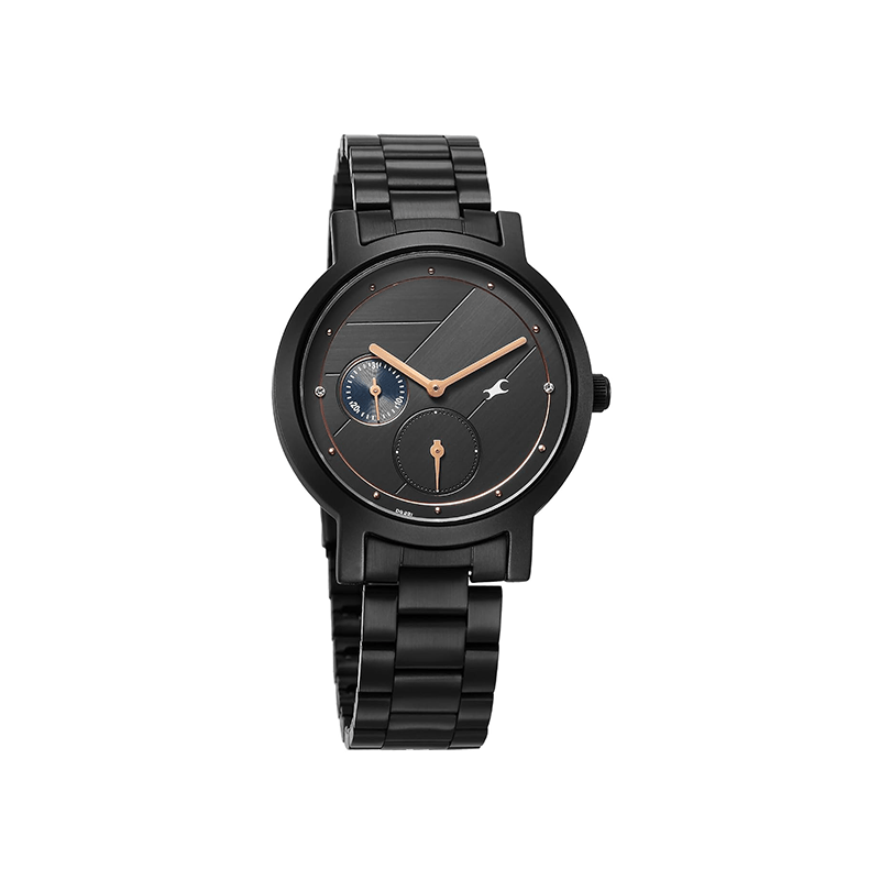 Fastrack Tick Tock Quartz 6225NM01 Multifunction Analog Stainless Steel Strap Men's Watch