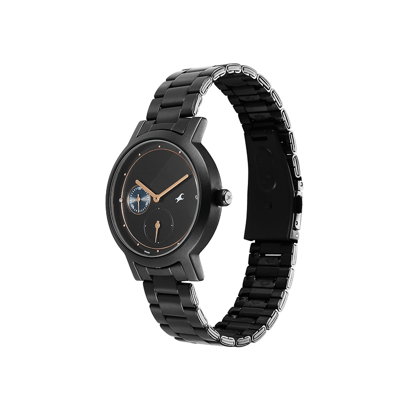 Fastrack Tick Tock Quartz 6225NM01 Multifunction Analog Stainless Steel Strap Men's Watch