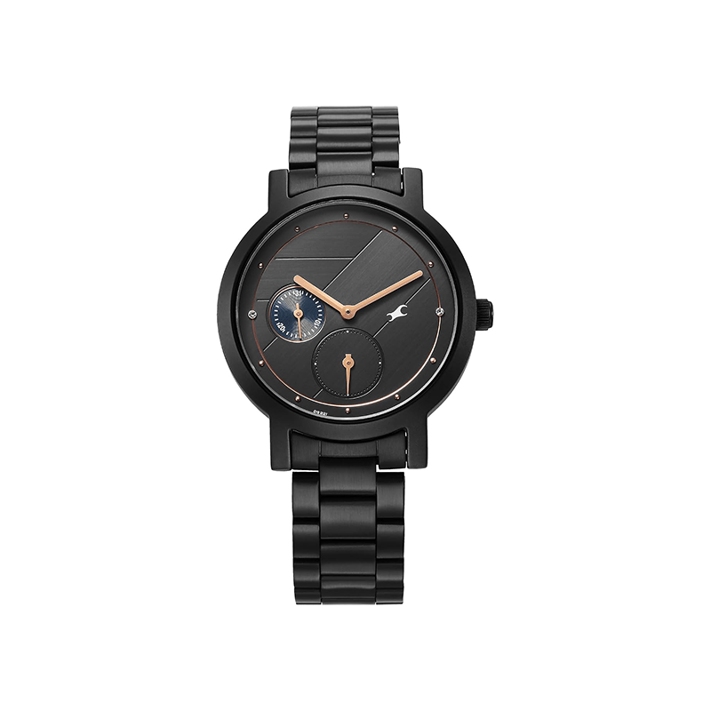 Fastrack Tick Tock Quartz 6225NM01 Multifunction Analog Stainless Steel Strap Men's Watch