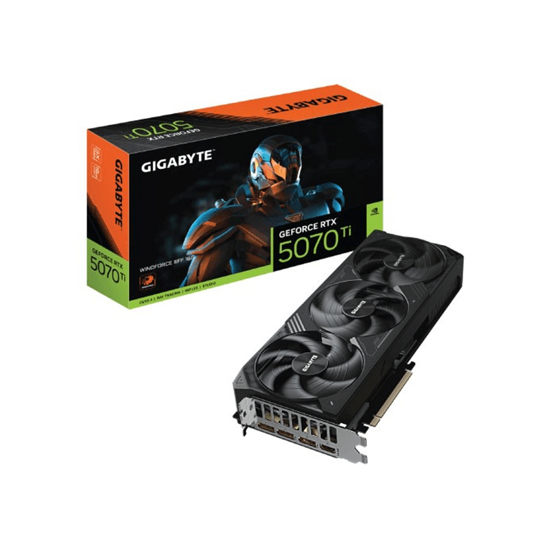 GIGABYTE GeForce RTX 5070 Ti WINDFORCE OC SFF 16G GDDR7 Graphics Card