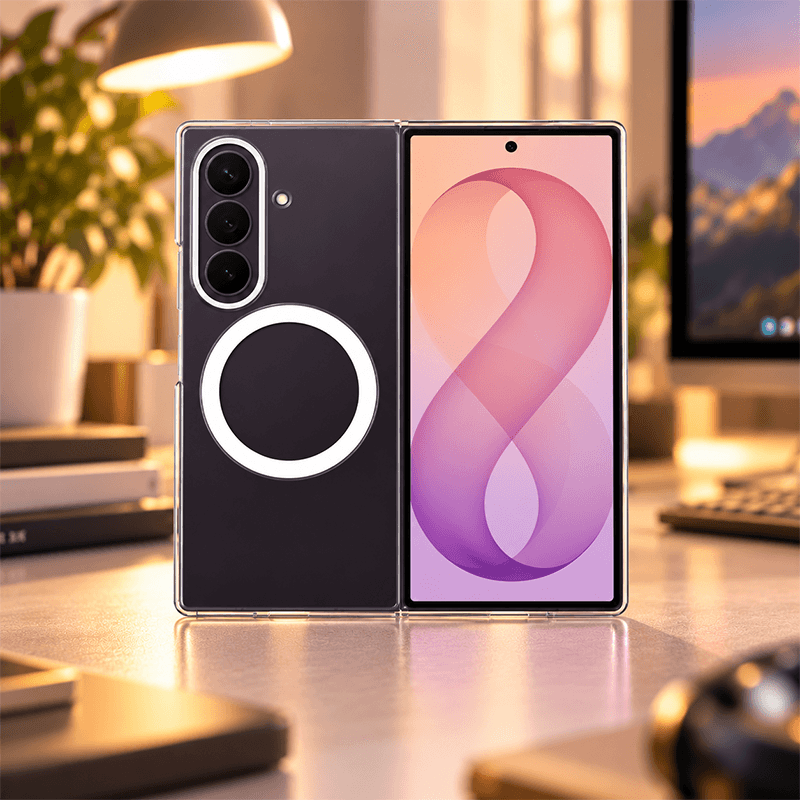 Galaxy Z Fold8 Ultra Clear Magnet Case