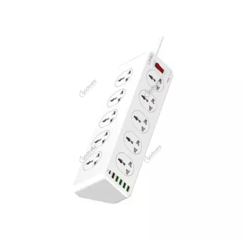 LDNIO SC10610C Power Socket Extension Universal Power Strip - 33W