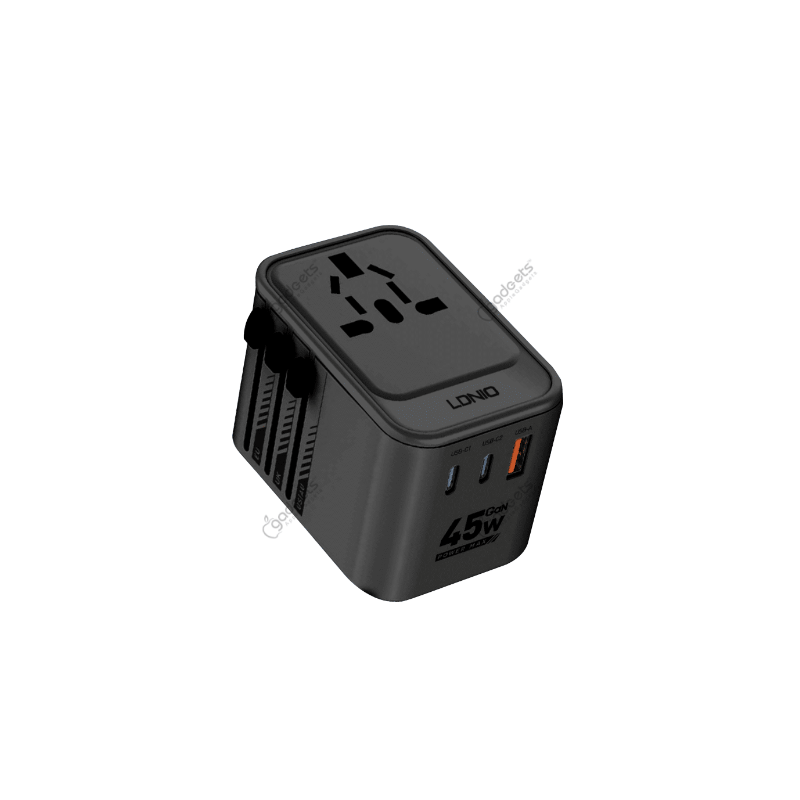 Ldnio Z6 3 USB Ports GaN Travel Adapter