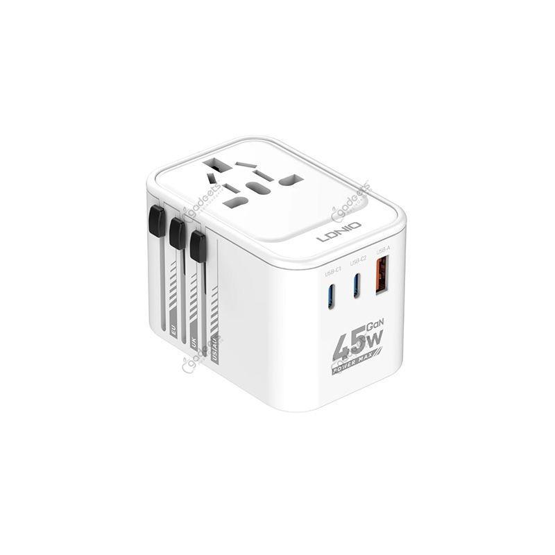 LDNIO Z8 Universal Travel Power Adapter-45W