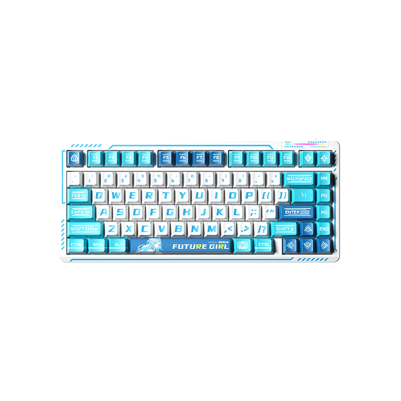 LINGBAO K75 Tri-Mode Hot Swappable RGB Mechanical Gaming Keyboard