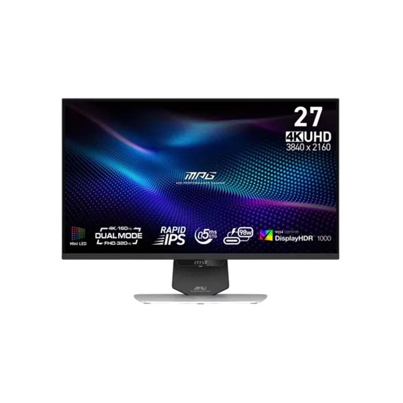 MSI MPG 274URDFW E16M 27-inch 320Hz 4K FHD IPS Dual Mode Gaming Monitor