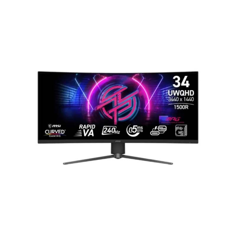 MSI MPG 346CQRF X24 34-inch 240Hz UWQHD Curved Gaming Monitor