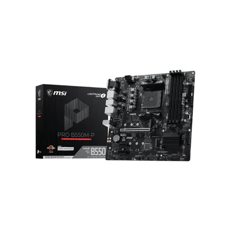 MSI PRO B550M-P AMD AM4 mATX Motherboard