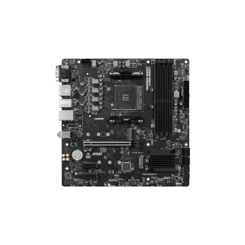 MSI PRO B550M-P AMD AM4 mATX Motherboard