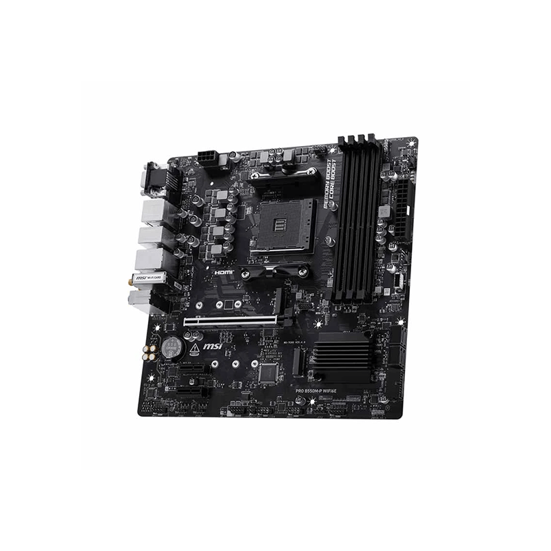 MSI PRO B550M-P WIFI6E AMD AM4 mATX Motherboard