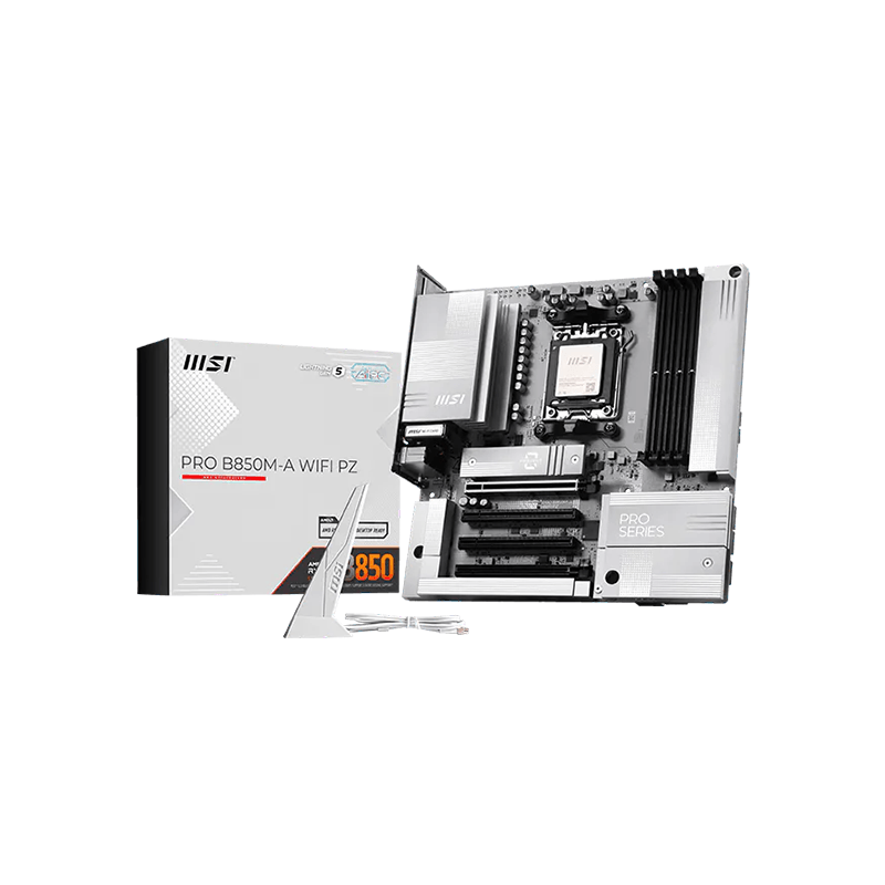 MSI PRO B850M-A WIFI PZ AM5 mATX Motherboard