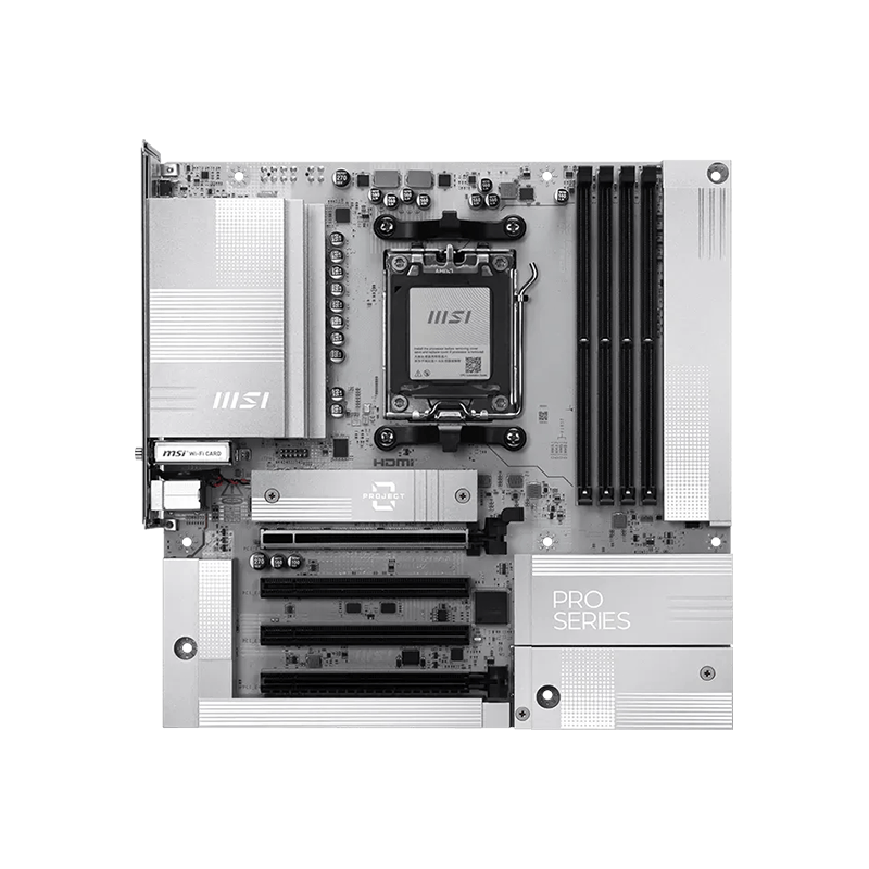 MSI PRO B850M-A WIFI PZ AM5 mATX Motherboard