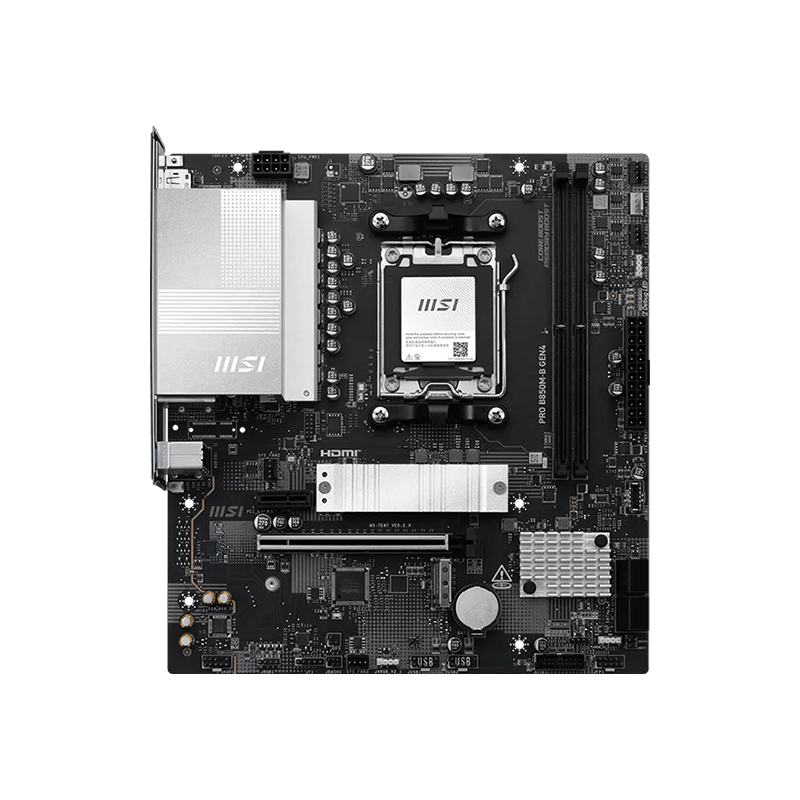 MSI PRO B850M-B GEN4 AM5 mATX Motherboard