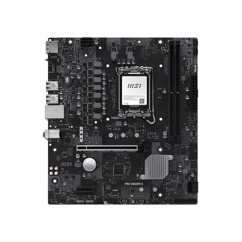 MSI PRO B860M-E LGA 1851 DDR5 mATX Motherboard