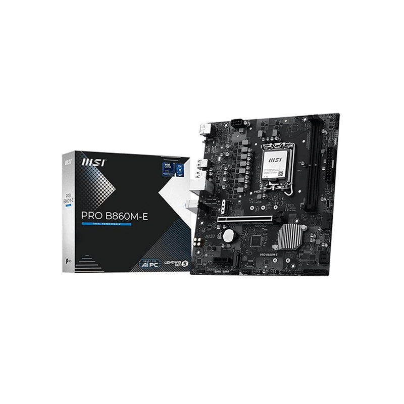 MSI PRO B860M-E LGA 1851 DDR5 mATX Motherboard