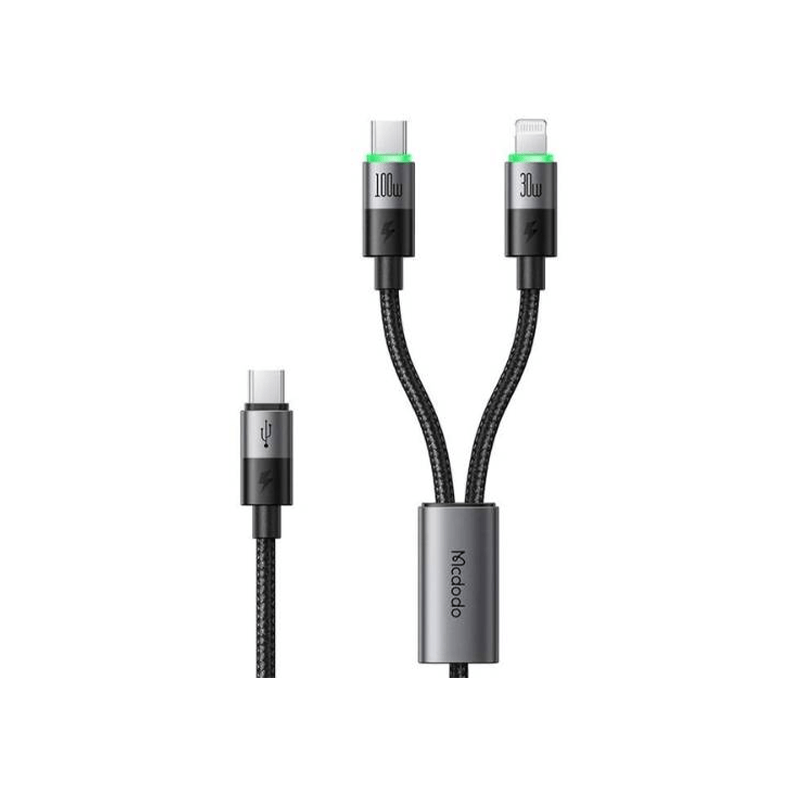 McDodo CA-6700 2-in-1 USB-C to USB-C & Lightning Fast Charging Cable